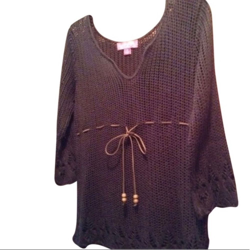 Liz Lange Crochet Top